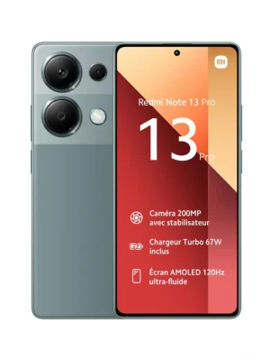 Xiaomi Redmi Note 13 Pro 4G smartphone in Forest Green color